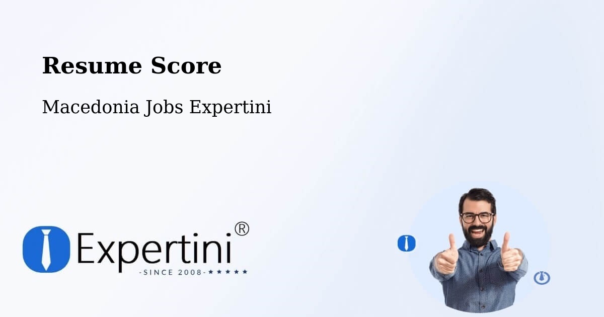 Resume Score & Job Description Match Tool – Lisičani - Macedonia Jobs Expertini